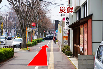 長町南駅からの道順4